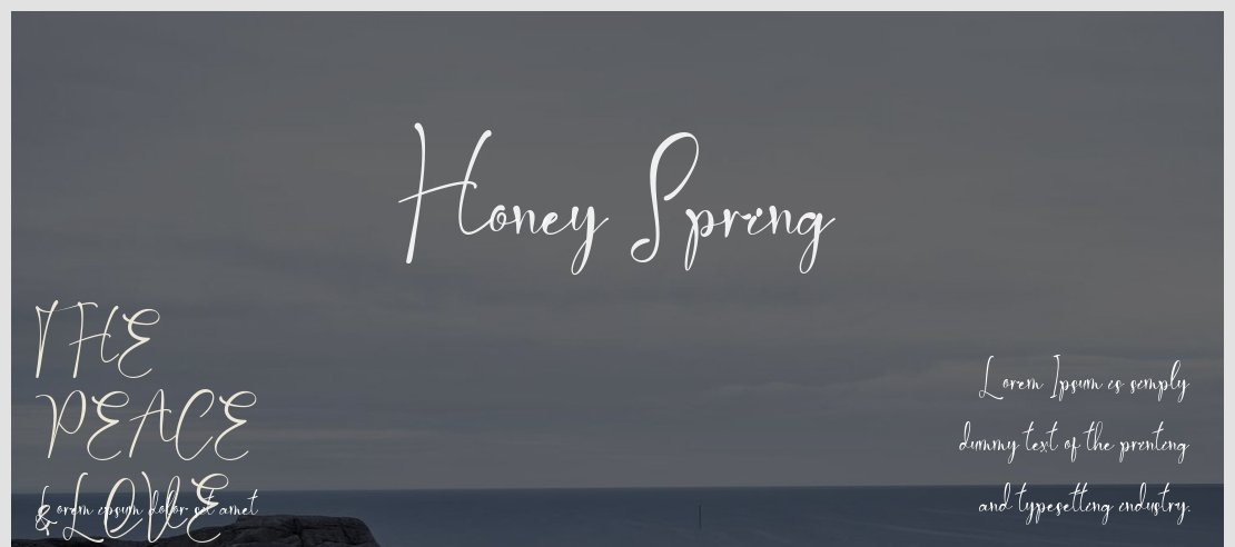 Honey Spring Font