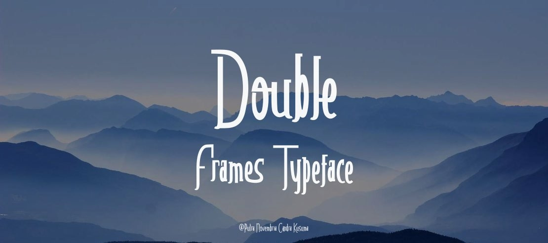 Double Frames Font
