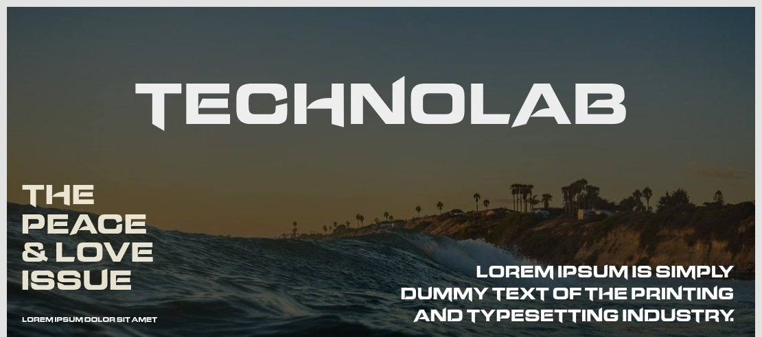 Technolab Font