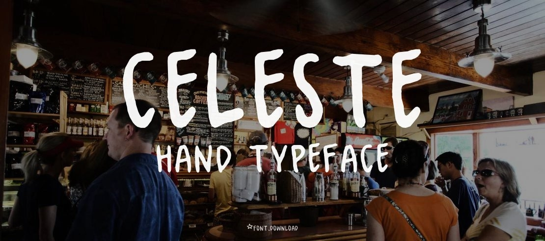 Celeste Hand Font