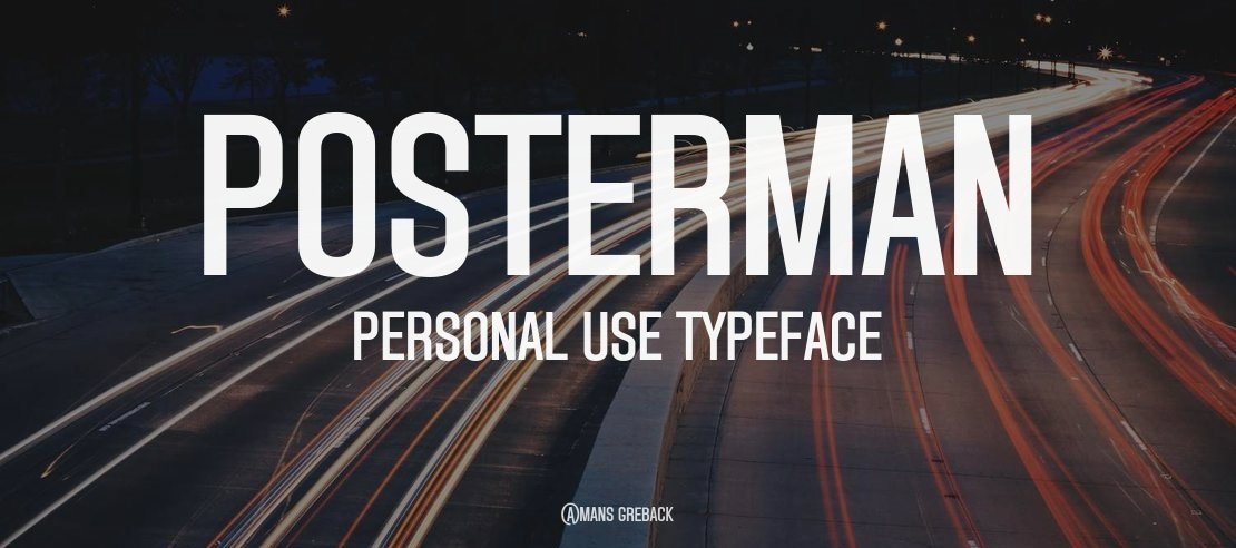 Posterman PERSONAL USE Font