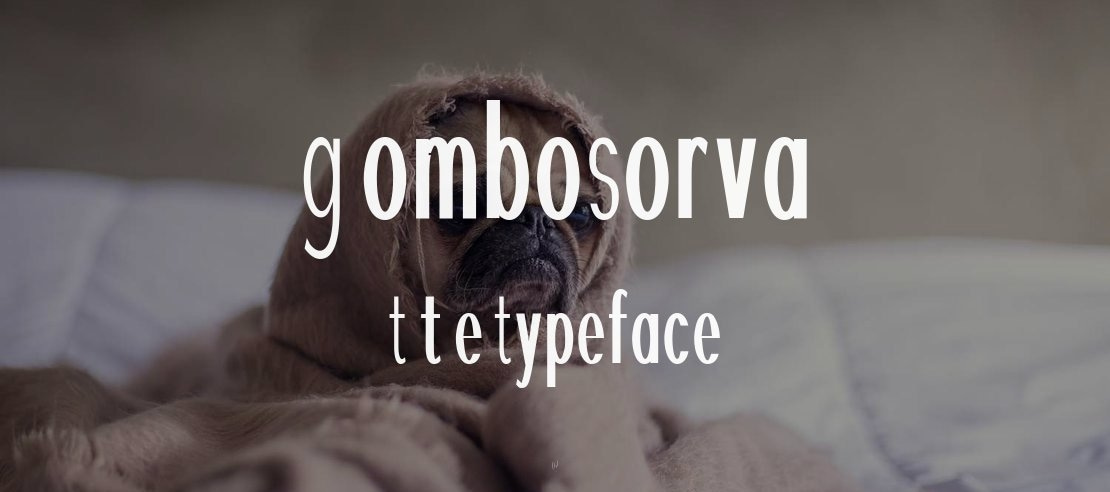 GlomboSorva Title Font Family