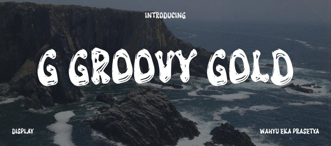 g Groovy Gold Font