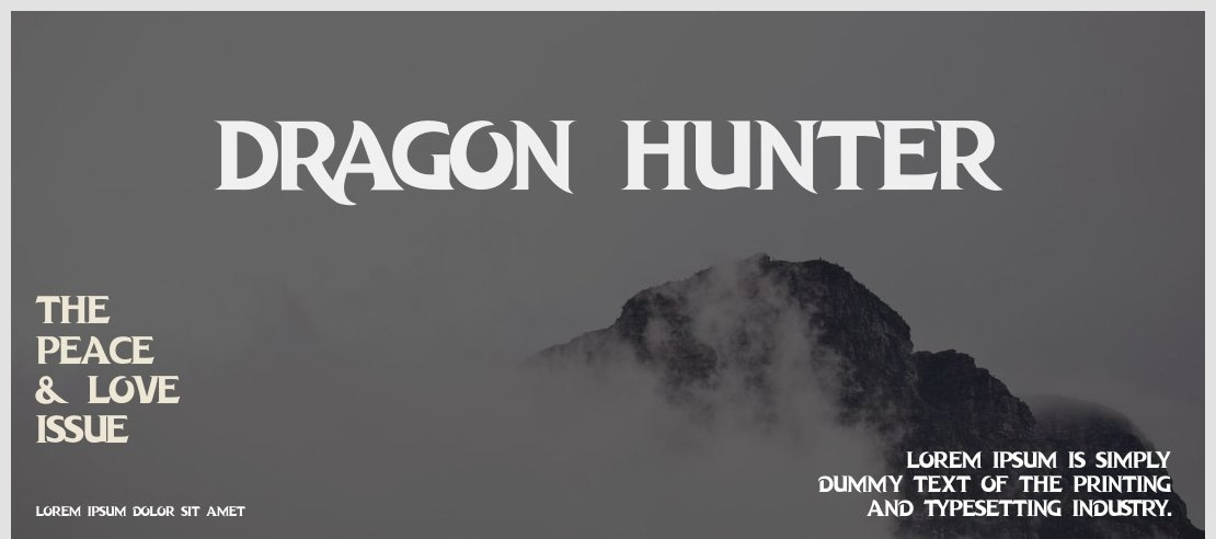DRAGON HUNTER Font