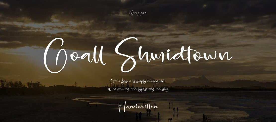 Goall Shmidtown Font