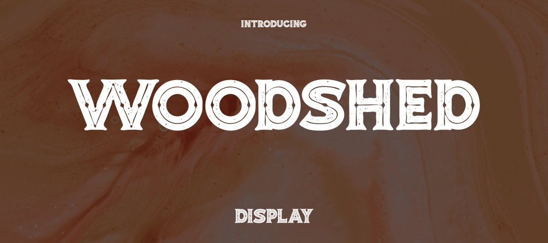 WOODSHED Font