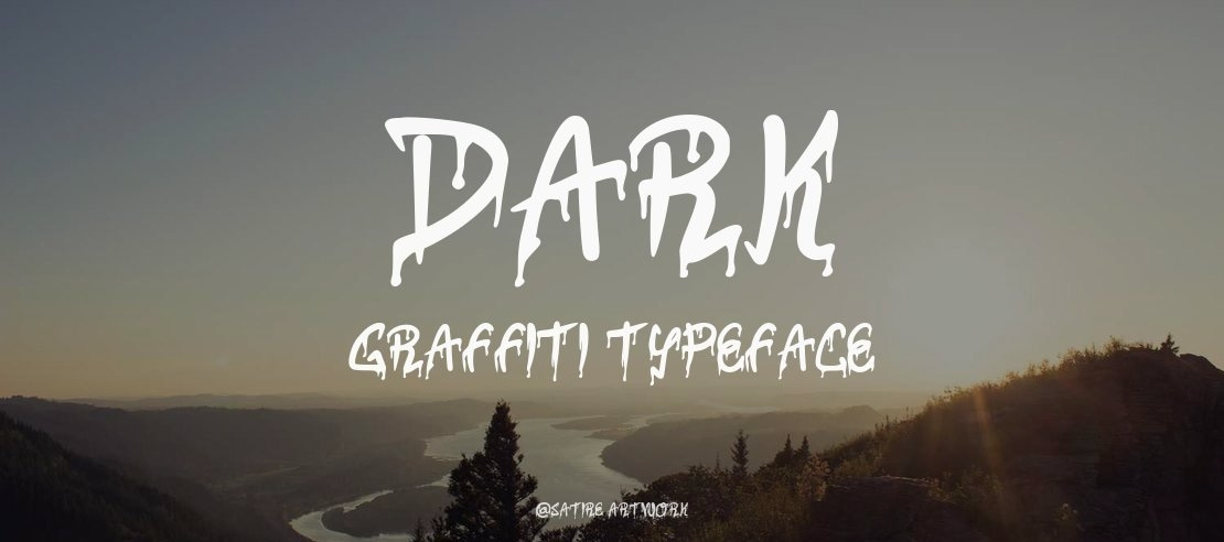 Dark Graffiti Font