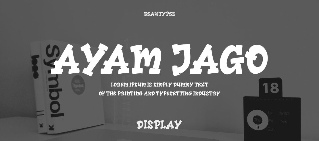 Ayam Jago Font