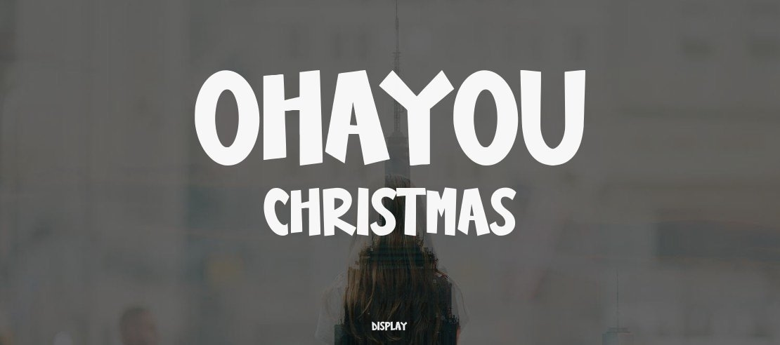 Ohayou Christmas Font