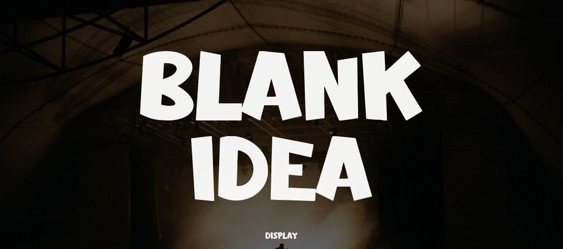 Blank Idea Font