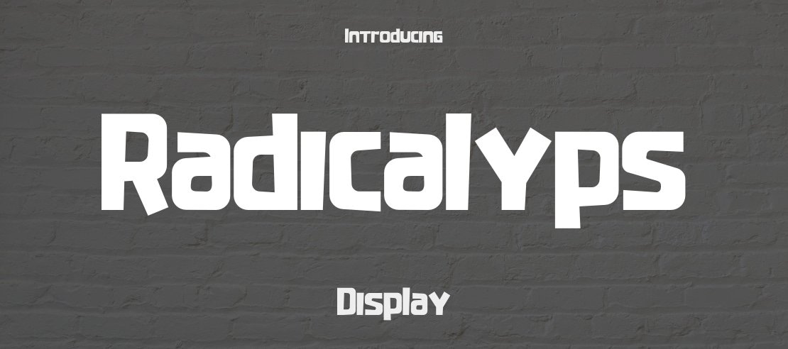 Radicalyps Font