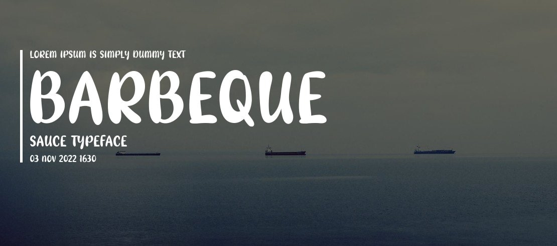 Barbeque Sauce Font