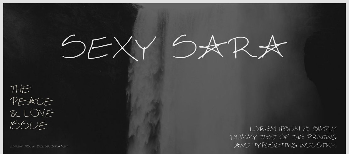 Sexy Sara Font