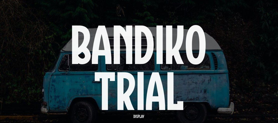 Bandiko trial Font