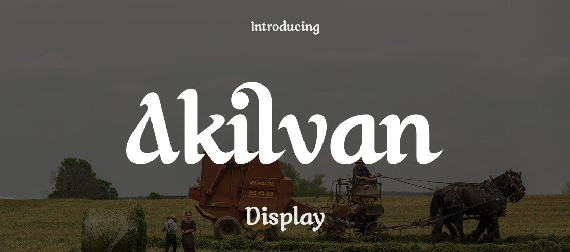 Akilvan Font