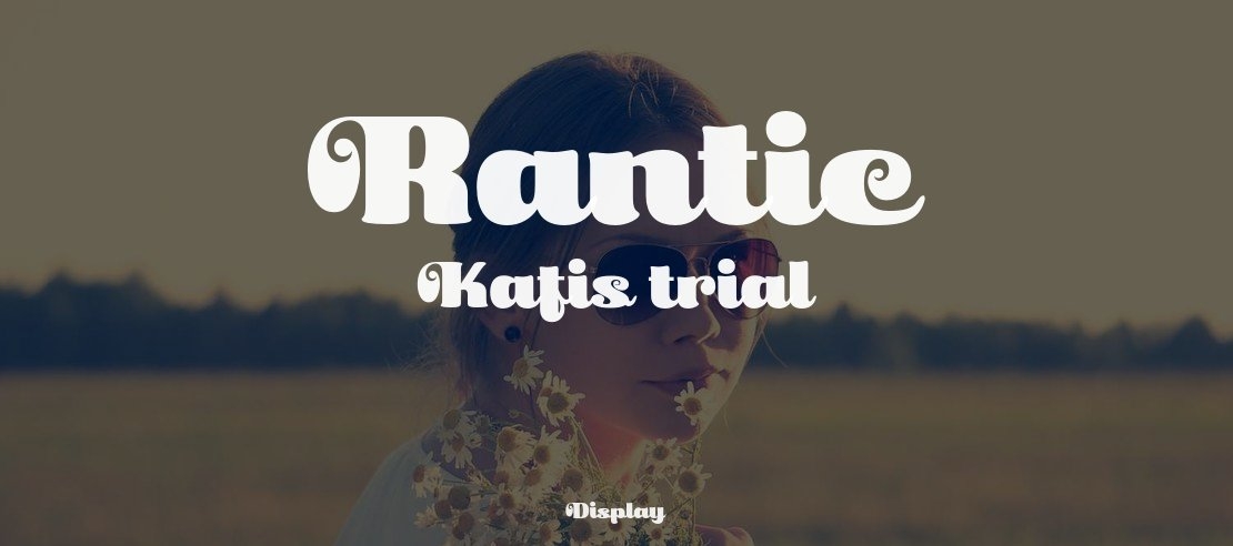 Rantic Kafis trial Font