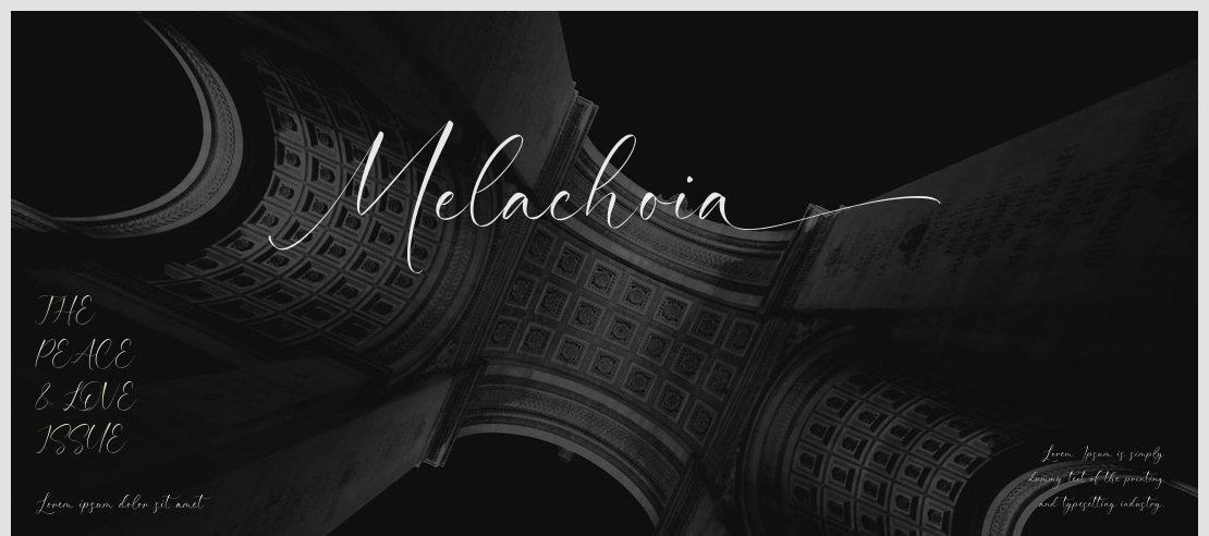 Melancholia Font