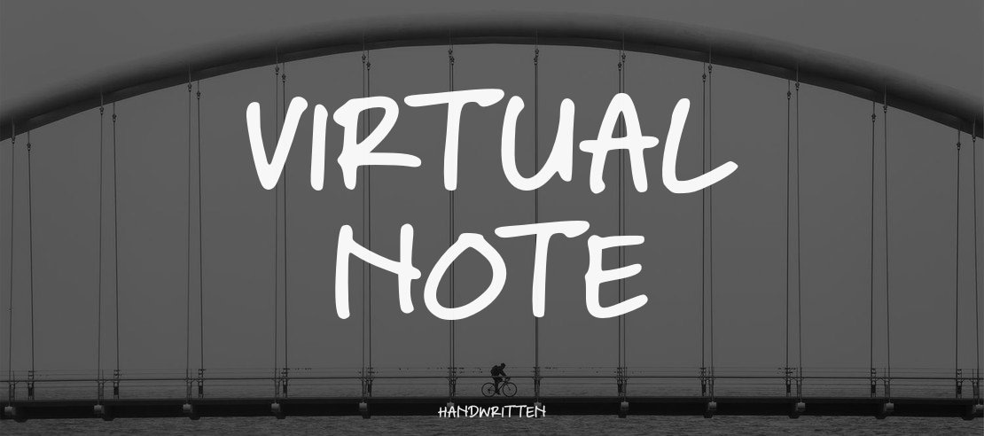 Virtual Note Font