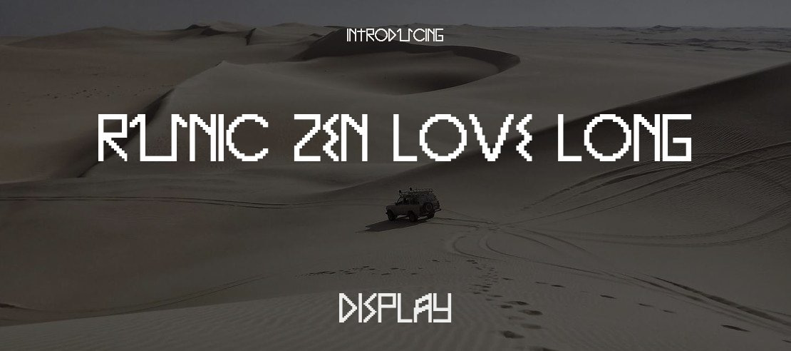 Runic Zen Love Long Font Family