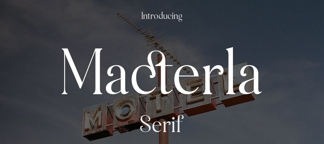 Macterla Font