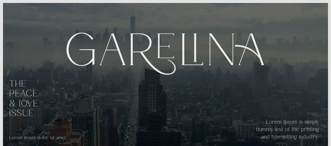 Garelina Font Family