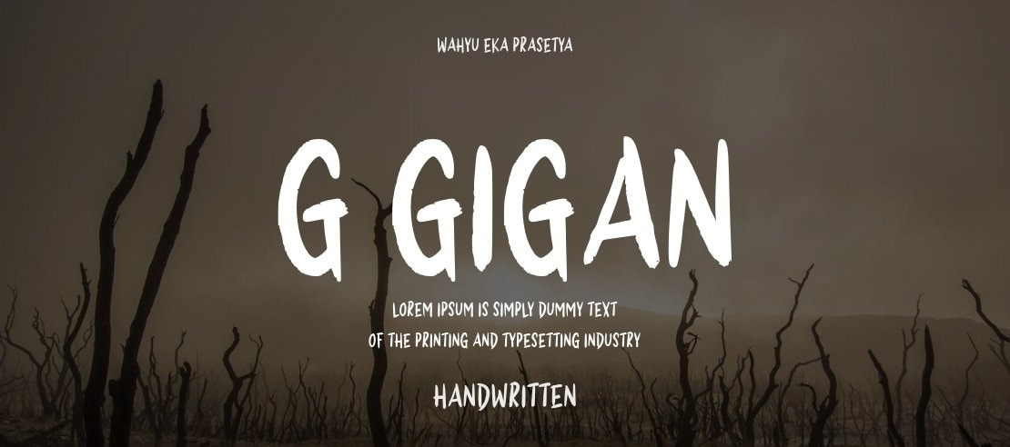 g Gigan Font