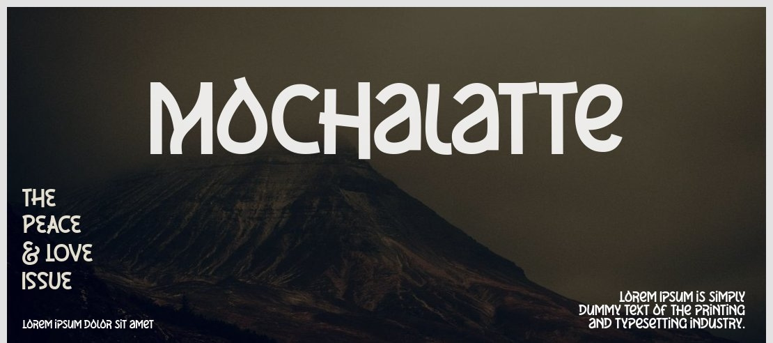 Mochalatte Font