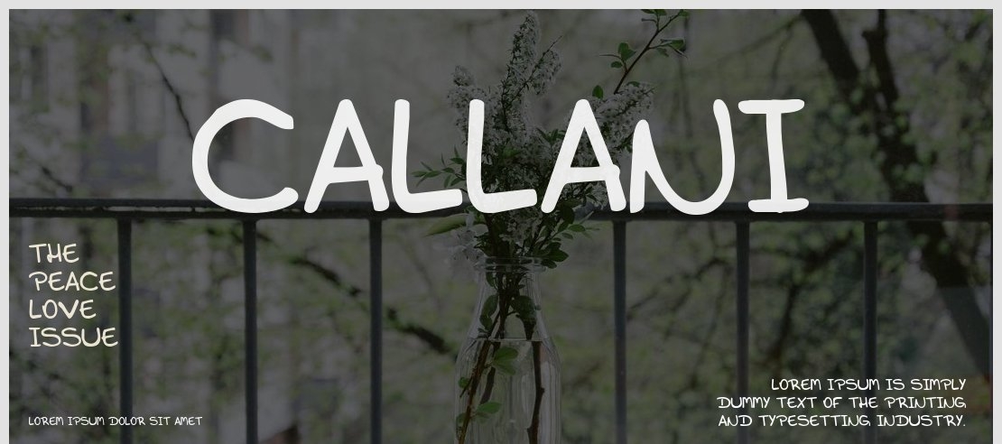 Callani Font