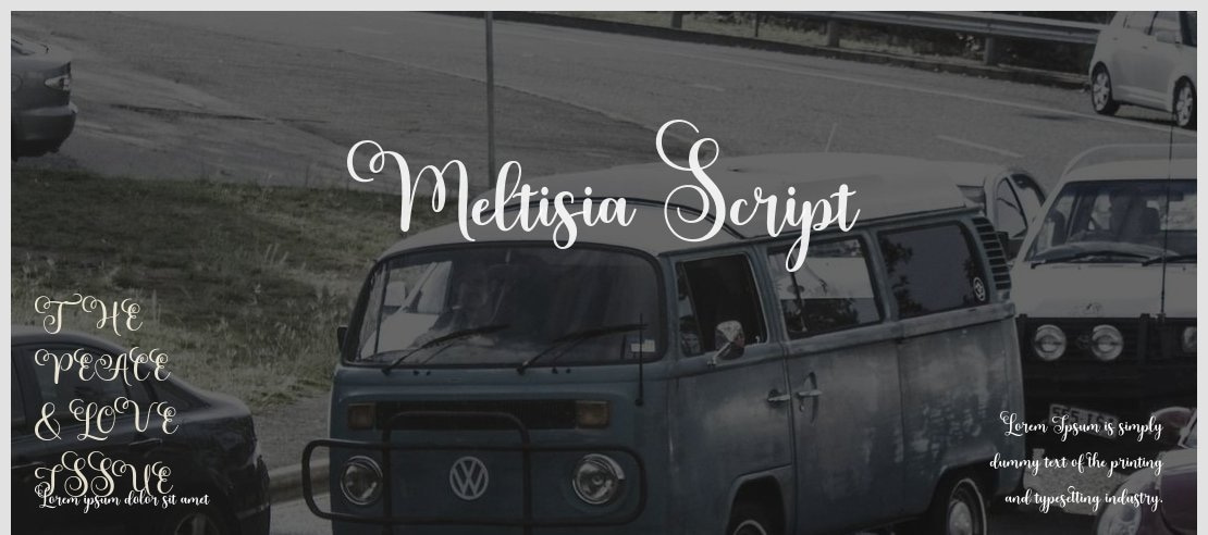 Meltisia Script Font Family