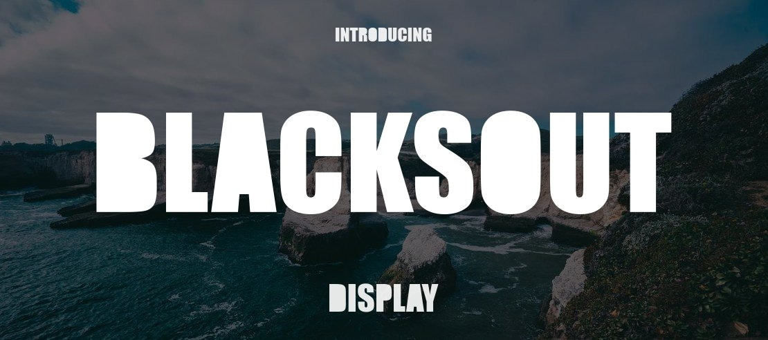 BlacksOut Font