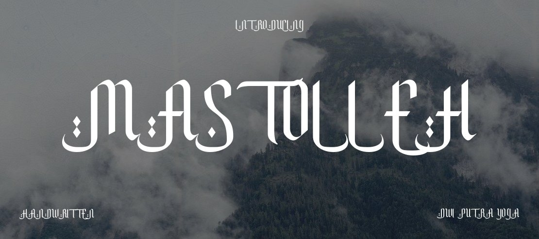 Mastolleh Font