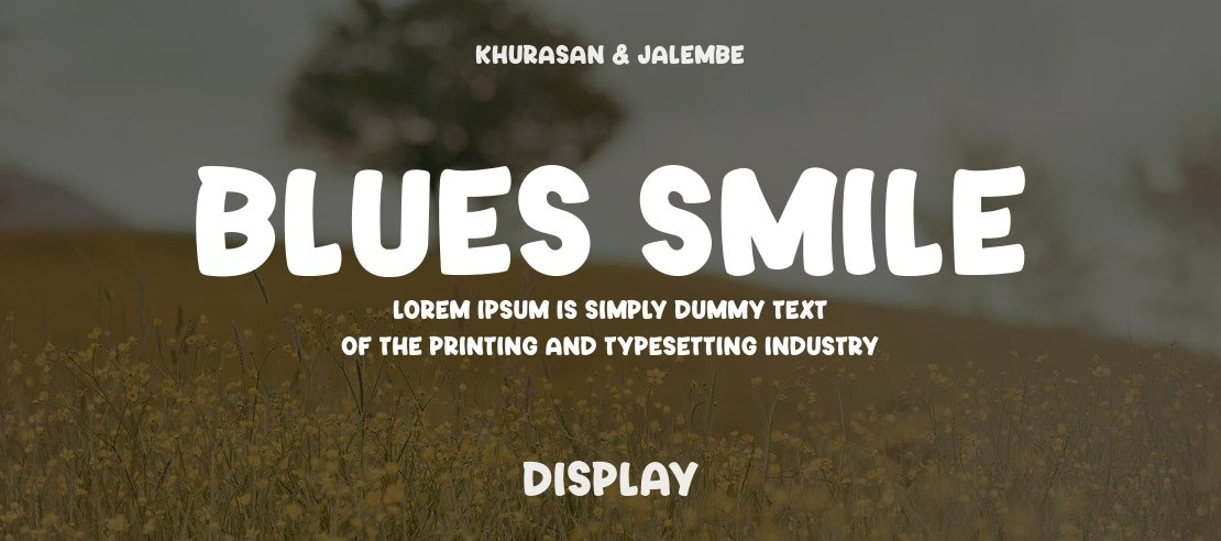 Blues Smile Font