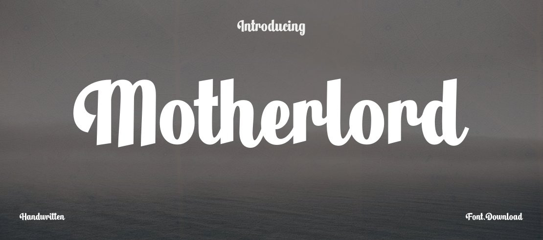 Motherlord Font