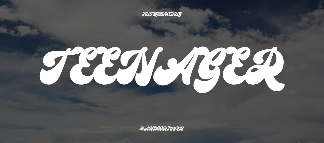 Teenager Font