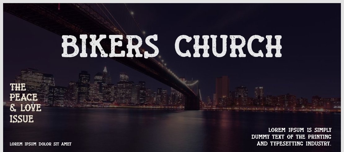 Bikers Church Font