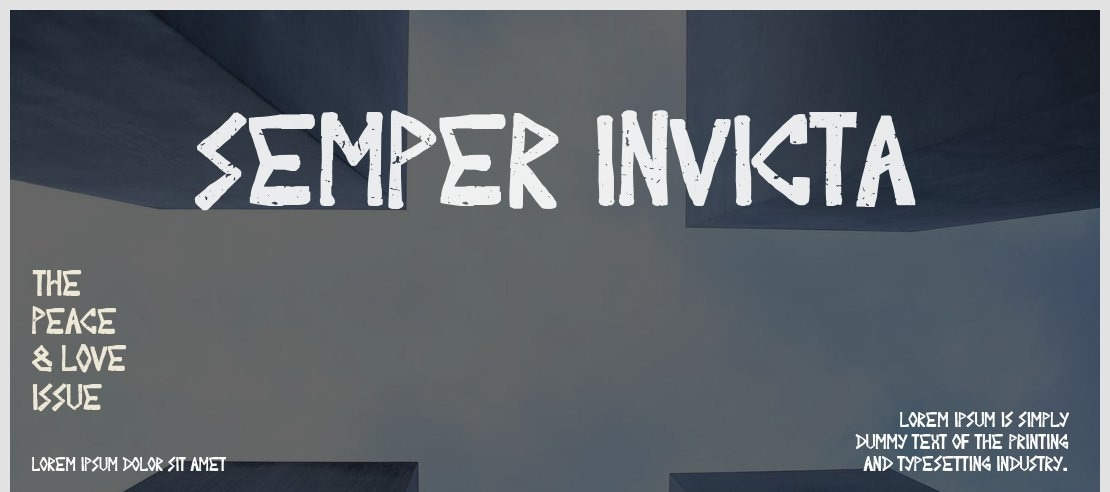 Semper Invicta Font