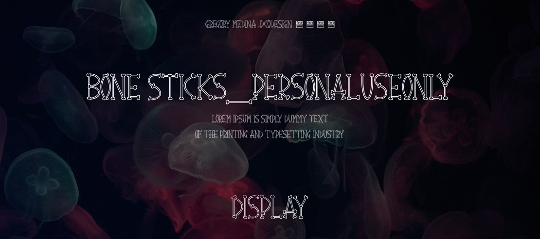 Bone Sticks_PersonalUseOnly Font