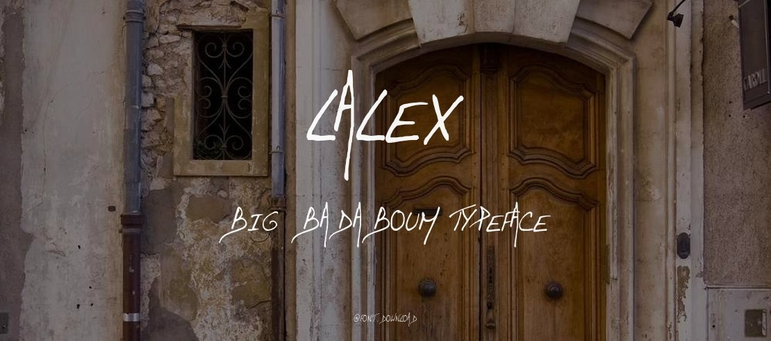 Lalex Big Badaboum Font