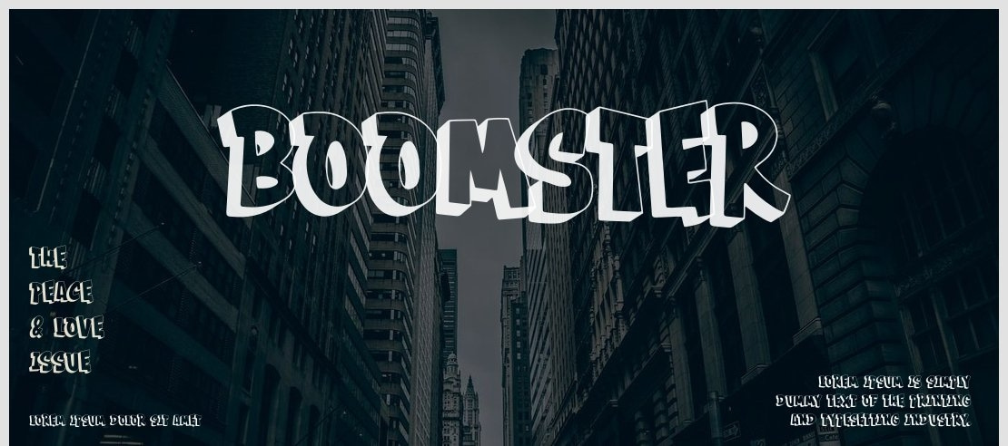 BOOMSTER Font