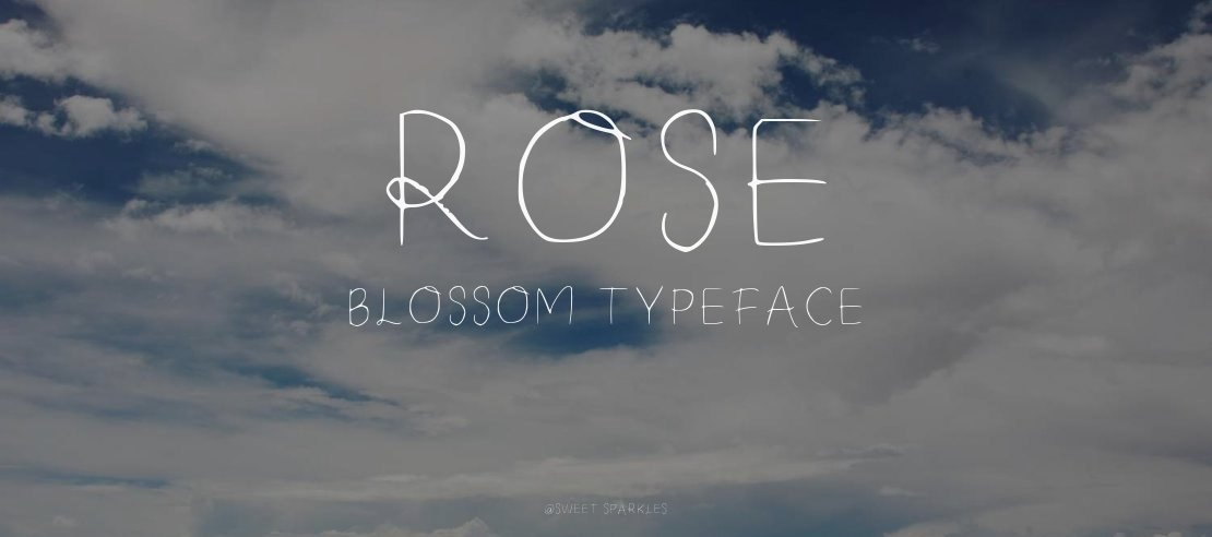 Rose Blossom Font