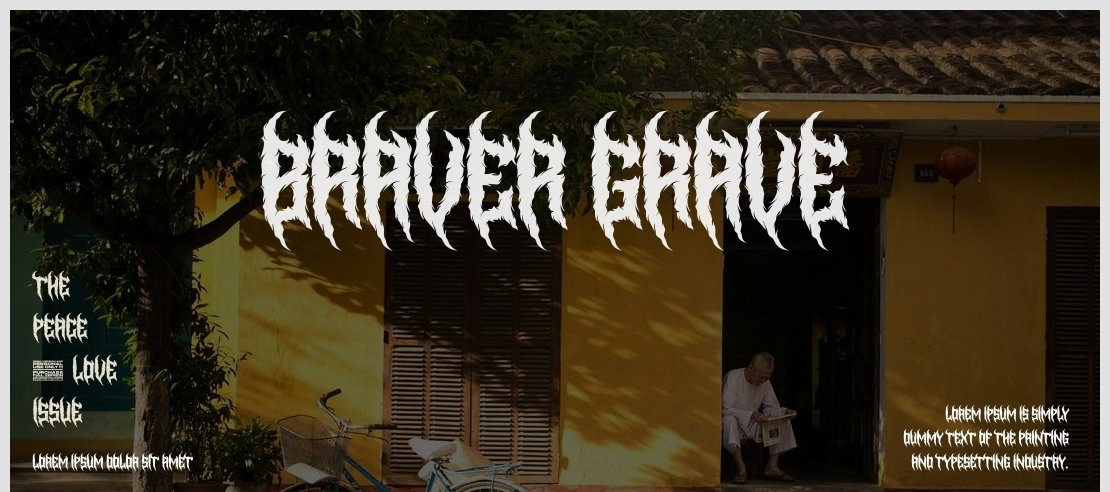 Braver Grave Font