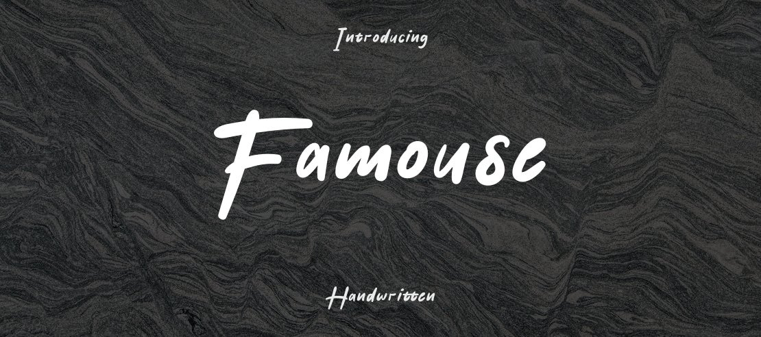 Famouse Font