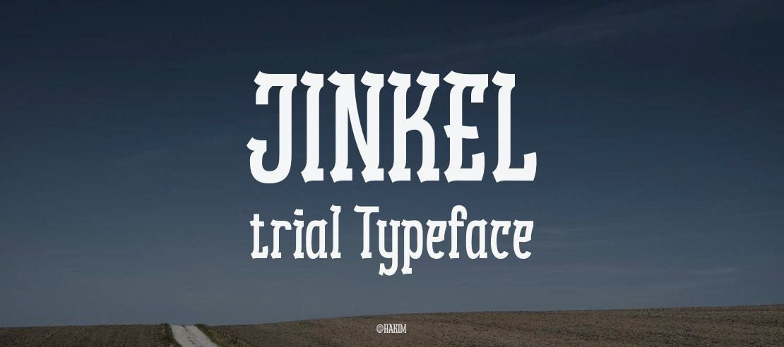 JINKEL trial Font