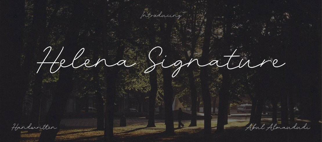 Helena Signature Font
