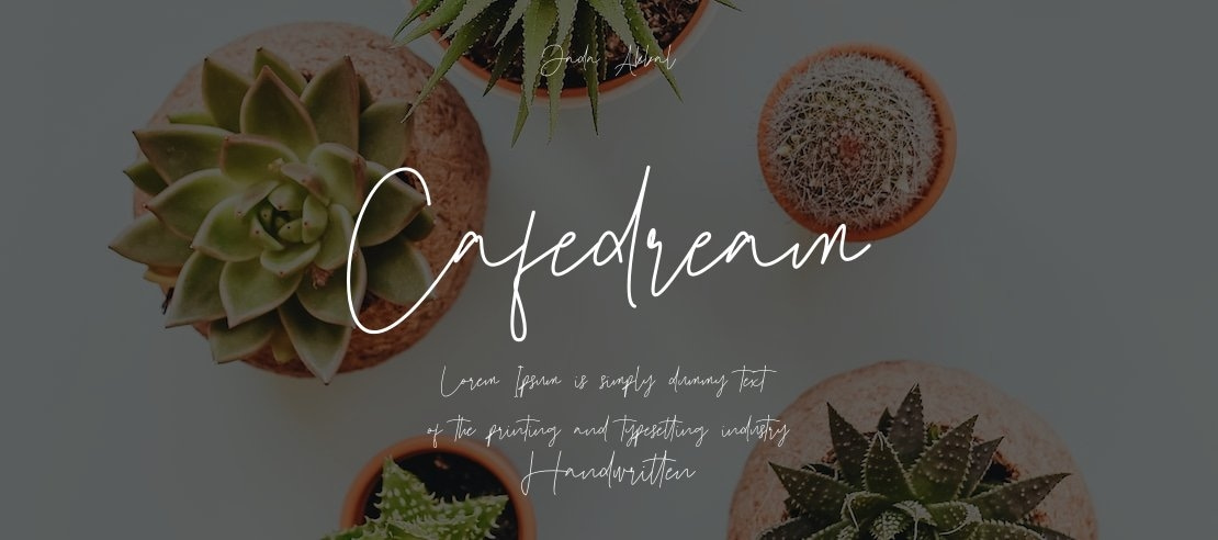 Cafedream Font