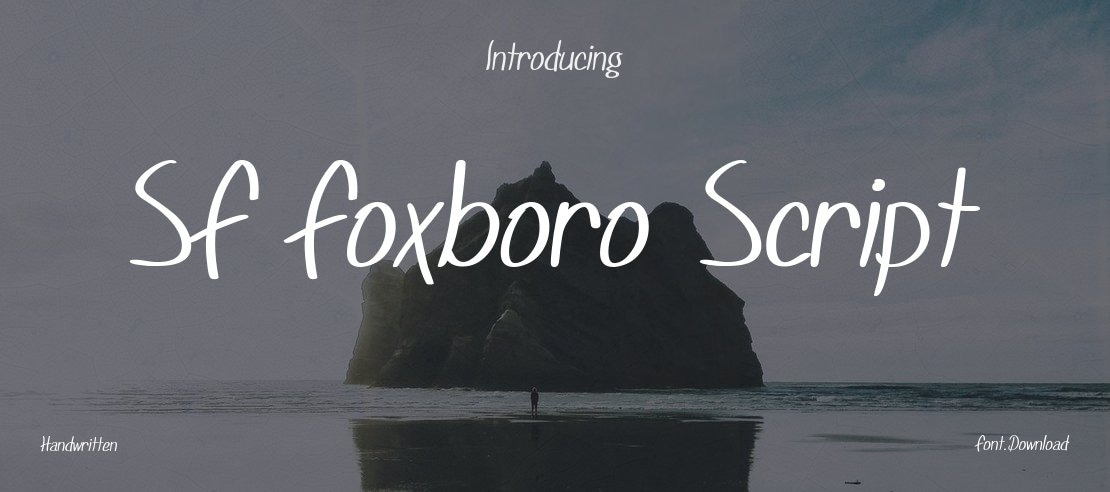 SF Foxboro Script Font Family