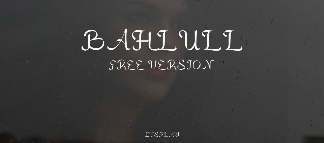 Bahlull free version Font