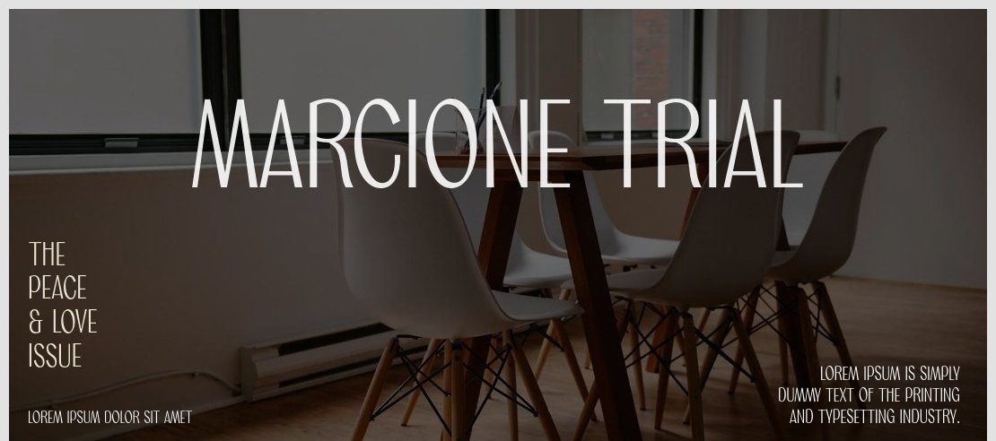 Marcione Trial Font Family