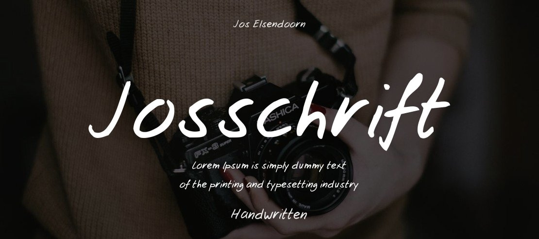 Josschrift Font