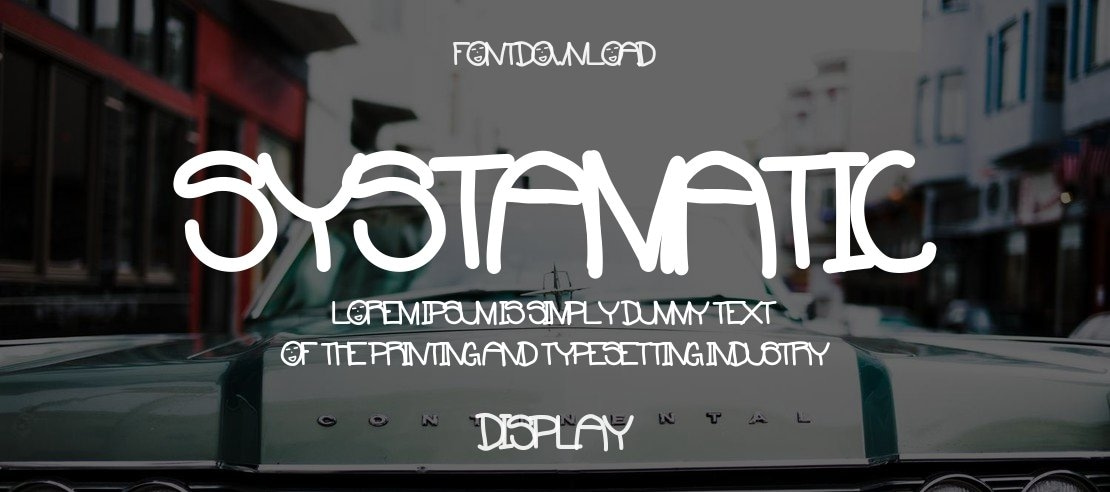 Systamatic Font